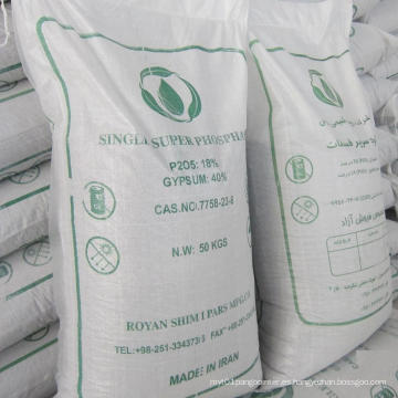 Fertilizantes agrícolas Superfosfato simple granular (GSSP)